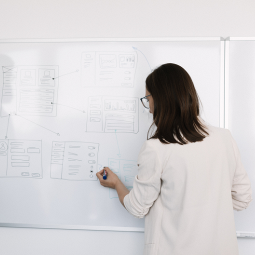 SEO Freelancer Sina Mylluks im Workshop